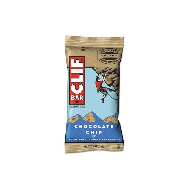 Clif Bar & Co CLIF Bar, ENERGY BAR, CHOCOLATE CHIP, 2.4 OZ, 12PK 160004 - main